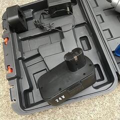 24v インパクト レンチ バッテリーと充電器付きの画像