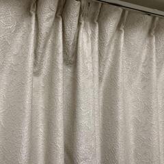 上質ジャガード・形状記憶付カーテン（幅100×高さ135×2枚）の画像
