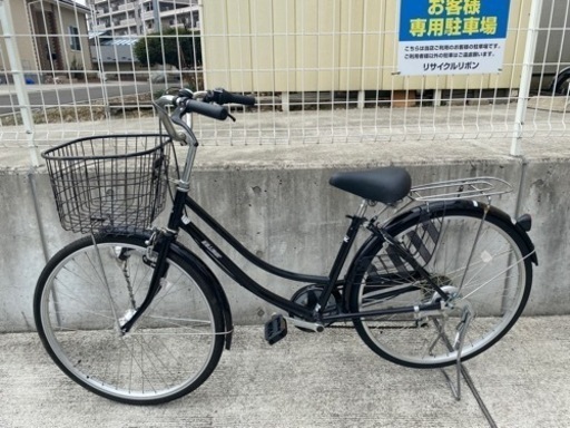 6段変速 自転車 26インチ 中古 学生 ブラック 通勤 通学