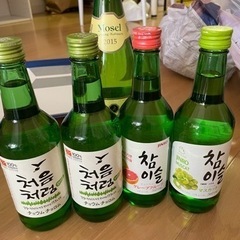 （受け渡し予定者決定）チャミスルなど韓国焼酎7本