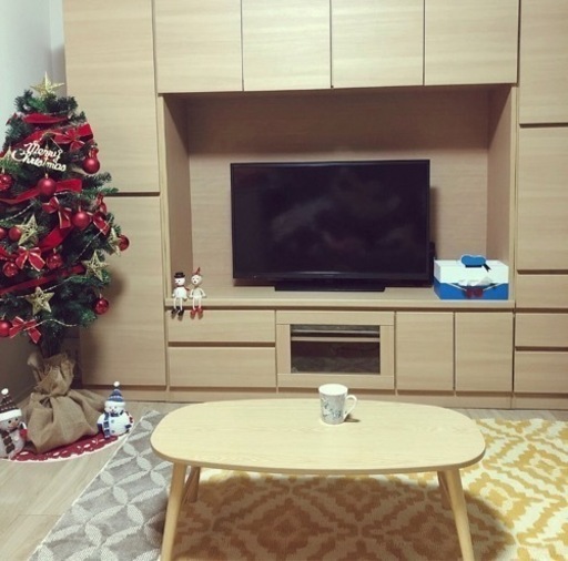 ニトリ　壁面収納テレビボード