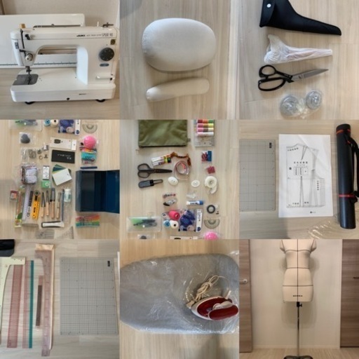 文化服装学院　入学セット　JUKI 工業用ミシン 9AR 3/31まで！