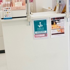 【たっぷり収納】店舗カウンターテーブル(ネイルサロン レジカウン...