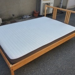 ダブルベッドセット　IKEA