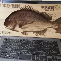 スマホの画像だけでオリジナルのイラストや文字などの、刻印が可能です。一般から業務用まで承ります。の画像