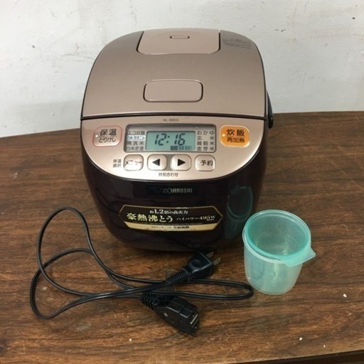 取引場所　南観音　K 2203-649 ZOJIRUSHI マイコン炊飯ジャー　2016年製　NL-BB05