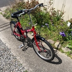 6段変速折りたたみ自転車の画像