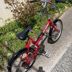 6段変速折りたたみ自転車の画像