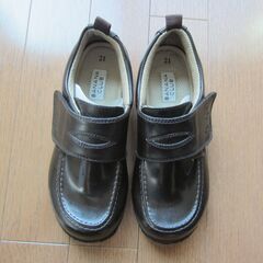 21cm 男の子 フォーマルシューズ　茶色