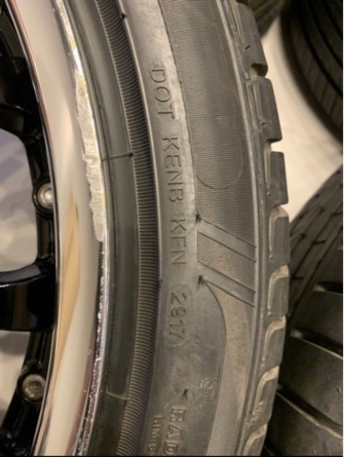 バリ山　深リム　WEDS ウェッズ MAVERICK マーベリック 815F 20インチ　タイヤホイールセット