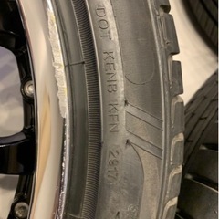 バリ山　深リム　WEDS ウェッズ MAVERICK マーベリック 815F 20インチ　タイヤホイールセットの画像