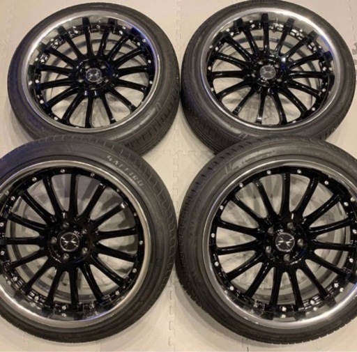 バリ山　深リム　WEDS ウェッズ MAVERICK マーベリック 815F 20インチ　タイヤホイールセット