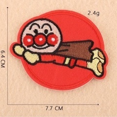 アイロンワッペン  アンパンマン  19種類 幼稚園バックにの画像