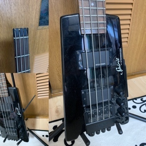 （お話中）STEINBERGER spirit BASS スタンド&ソフトケース付