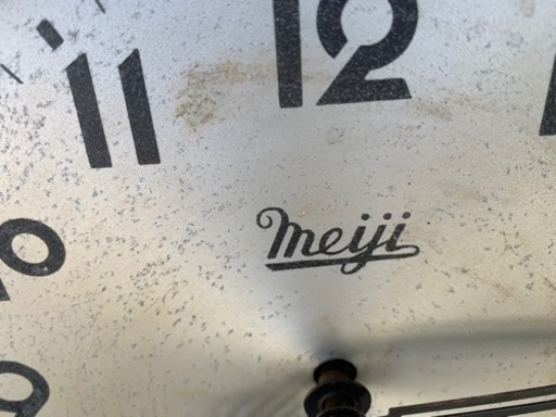 昭和レトロ、MEIJI、大型柱時計