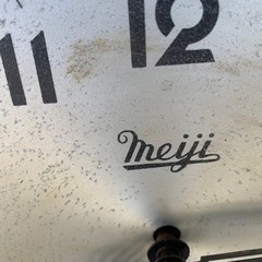 昭和レトロ、MEIJI、大型柱時計の画像