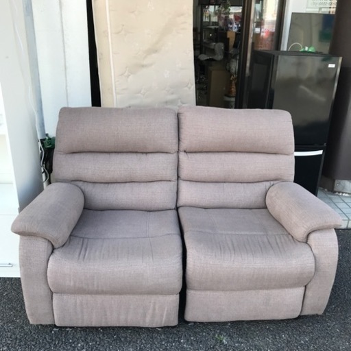 電動リクライニングソファ　2人掛け