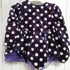 水玉 子どもドレス