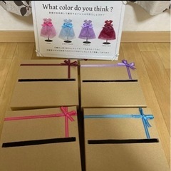 結婚式 投票BOX ドレス色当て