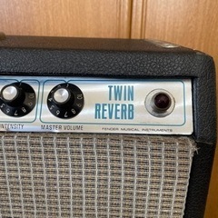 fender　twin reverb シルバーフェイスの画像