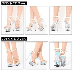 グラデーション薔薇サンダル　の画像