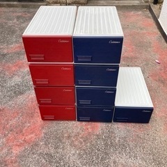 【無料】レトロ調衣装ケース（収納ボックス）9個セット