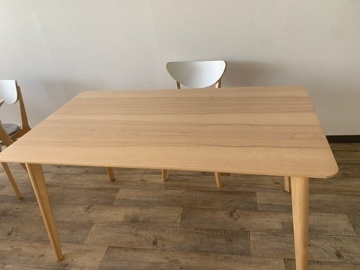 IKEA BEKANT ベカントデスク、椅子セット(デスク、椅子4脚)