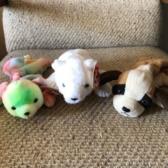 ぬいぐるみ　動物シリーズ　3個セットの画像