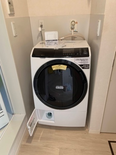 使用2年以下！HITACHIドラム式洗濯機　10kg BD-SG100EL
