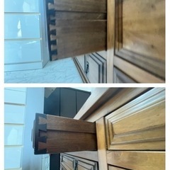 ２.購入価格80万　高級輸入家具 マホガニーチェスト　の画像