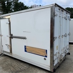 No.594 保冷バン 2ｔ 車 アルミ 箱 バイク 倉庫 トラック コンテナ 米 保管庫 物置 DIYの画像