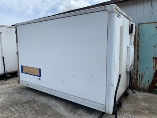 No.594 保冷バン 2ｔ 車 アルミ 箱 バイク 倉庫 トラック コンテナ 米 保管庫 物置 DIY