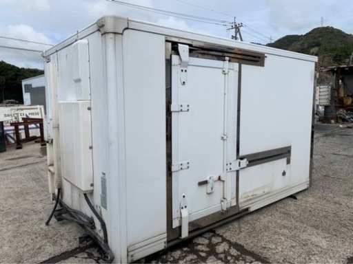 No.595 保冷バン 2ｔ 車 アルミ 箱 バイク 倉庫 トラック コンテナ 米 保管庫 物置 DIY