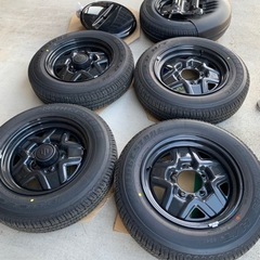 ジムニー•新車外し純正タイヤ5本 ジムニーJB64W新車外しノーマルタイヤ5本