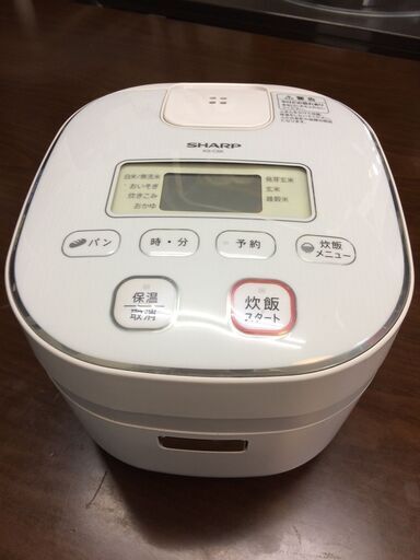 リサイクルショップどりーむ荒田店　1224　炊飯器　シャープ　内側小割れ有　３合　新生活応援