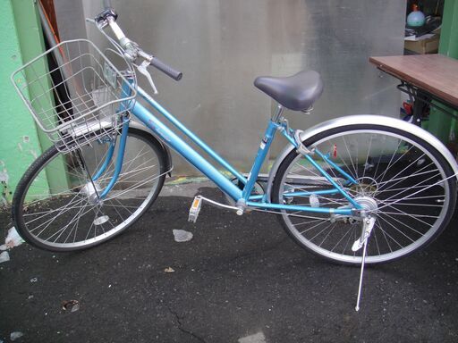 SHUNAIZER シティサイクル自転車 27インチ6段変速　LEDオートライト　通勤・通学