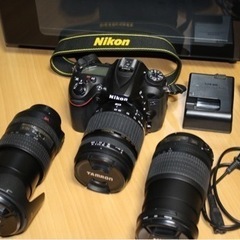 NIKON D7200 Wi-Fi機能搭載 レンズ3本