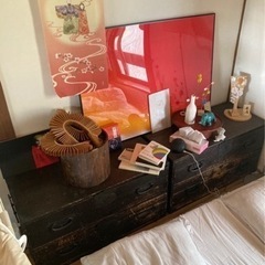 アンティーク　古箪笥　x2