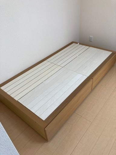 無印良品 収納ベッド・シングル・オーク材
