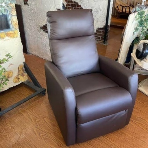 配達可能ネイルソファ　ダークブラウン