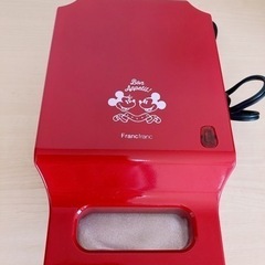 （新品）（未使用）レコルテ フランフラン プレスサンドメーカー ディズニーレッドの画像
