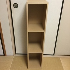細めカラーボックス　隙間収納