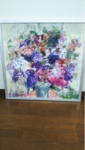 Francfranc SANDY WELCH アートボード フローラ パープル