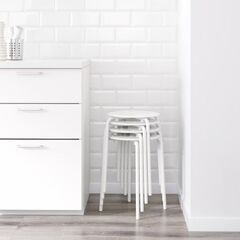 IKEA MARIUS マリウス スツール 2つの画像