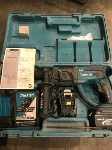 【中古】makita 20mm充電式ハンマドリル HR202D