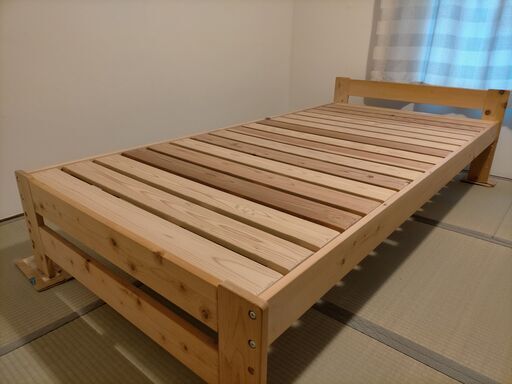 国産檜すのこシングルベッド