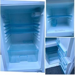 🔰当日配送‼️配送込み🚛 冷凍 冷蔵庫 138Lトップフリーザー 単身 人気 ゆとりサイズ🎖  洗濯機　も出品　✨京都　兵庫　奈良　大阪　🔰の画像