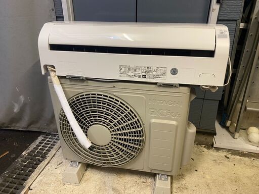 日立 ルームエアコン　RAS-D22J(W)　白くまくん　2020年製　2.2kw　6畳用　中古品