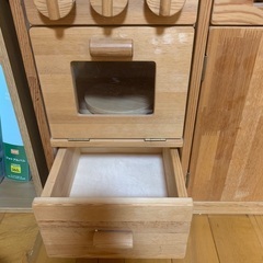 木製ままごとキッチンの画像