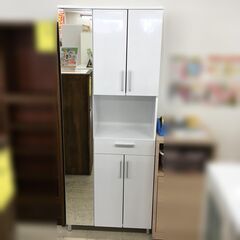 J917 ニトリ シューズボックス 下駄箱 サンレモ2 73H WH ホワイト 727×360×1845 クリーニング済み